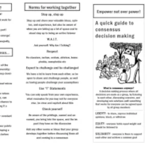 Consensus Decision Making Zine